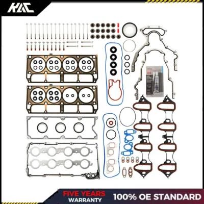 Head Full Gasket Set w/ Cylinder Bolts For Chevy Silverado GMC Sierra 5.3L 4.8L - Imagem 1 de 4