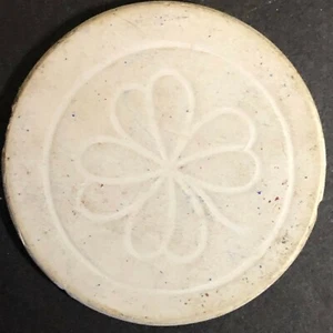 Chip da gioco/poker vintage design petali di fiori in rilievo - Seymour PTD - Foto 1 di 4