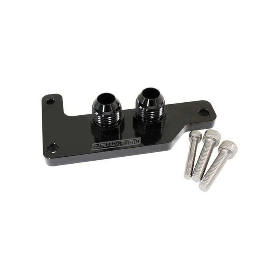 Aeroflow Oil Block Slimline Adapter Front/Rear compatible with GM LS Series - image 1 of 1