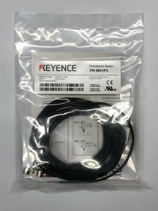 KEYENCE PR-M51P3 Thrubeam Photoelectric Sensor PNP 10-30VDC 1.2m 3m Cable NEW - Picture 1 of 6