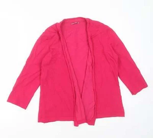 Country Casuals Womens Pink V-Neck Viscose Blend Cardigan Size S - Picture 1 of 12