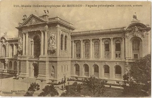 1924 Giletta Photo Postcard MONACO Musée Océanographique French Riviera Cousteau - Picture 1 of 2
