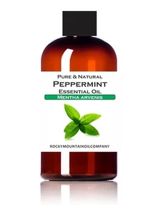 PEPPERMINT ESSENTIAL OIL THERAPEUTIC GRADE 16 8 4 oz ORGANIC SIZES AVAILABLE - Picture 1 of 2
