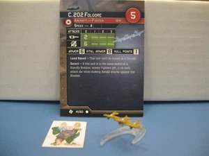 =Grupo de trabajo de los aliados de la guerra en el mar c. 202 Folgore 41/60 con tarjeta= - Imagen 1 de 1