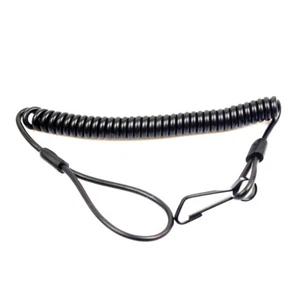 Tactical Pistol Lanyard Sling Elastic Handgun Secure Spring Retention Rope Sling - Picture 1 of 7