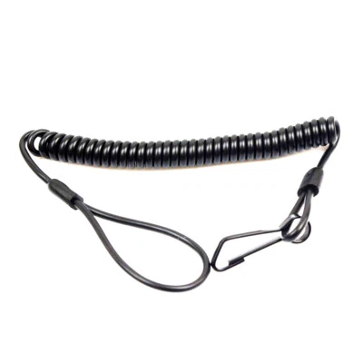 Tactical Pistol Lanyard Sling Elastic Handgun Secure Spring Retention Rope Sling - Image 1 of 4