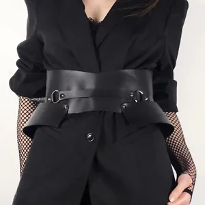 Women Body Bondage Garter Straps Waist Belts Wide Strap Leather Harness Belts - Picture 1 of 6