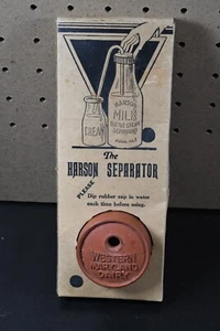 Vintage Unused Harson Cream Separator Western Maryland Dairy Advertisement - Picture 1 of 7
