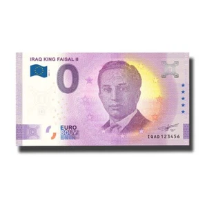 Billete de recuerdo Euro Souvenir IQAD 2021-1 King Faisal II - Imagen 1 de 2