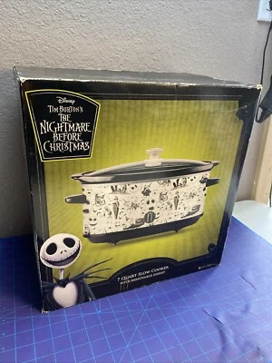 Disney Nightmare Before Christmas 7 Quart Slow Cooker Crockpot Jack Skellington - Image 1 of 4