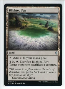 BLIGHTED FEN Battle for Zendikar #230 BFZ(LP)(MTG) - Picture 1 of 1