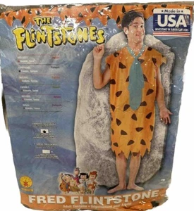 FLINTSTONES Fred Flintsone Halloween Kostüm Herren Gr. Medium (bis 44) NEU - Bild 1 von 7