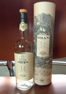 Oban Single Malt Scotch Whisky 14 Years, EMPTY Bottle Canister Box, Collectible - Picture 1 of 6