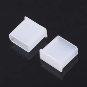 USB Plug Covers 50 Pcs Transparent for Laptops and Computers Protection - Photo 1 sur 12