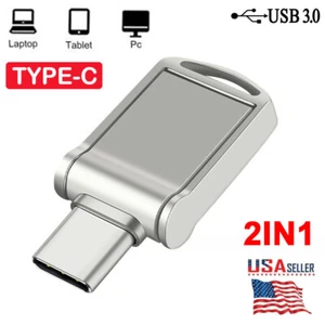 2TB USB Type C 3.0 Flash Drive Thumb Memory Stick Pen PC Laptop Android Storage - Picture 1 of 9