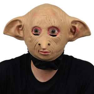Eyes Elf Pointed Nose Dobby Cosplay Movie Ball Mask Funny Halloween Party Big - Picture 1 of 5
