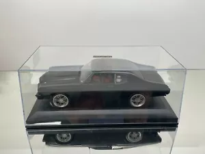 ERTL CHEVROLET CHEVELLE SS 1970 - MAD MAX -MATTE BLACK 1:18- FAIR IN SHOWCASE - Bild 1 von 14