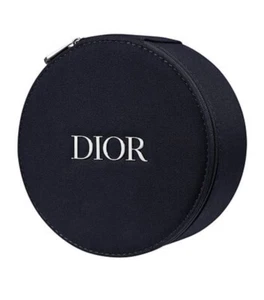 DIOR Beauty Vanity Case Round Makeup Bag With Mirror NEW!