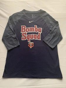 Camiseta Nike Para Hombre Azul Bomba Squad Minnesota Twins Talla XL - Imagen 1 de 7