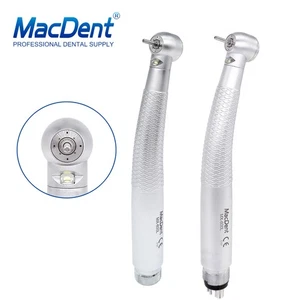 MacDent Dental High Speed Handpiece Air Turbine Titanium M4/B2 Anti-suck Back - Picture 1 of 20
