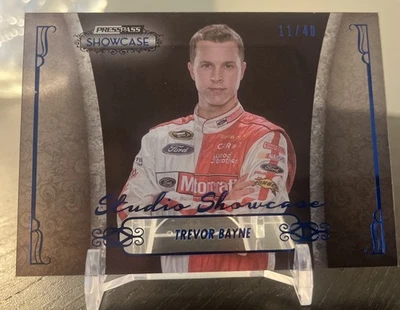 2013 Press Pass Showcase - Studio Showcase Trevor Bayne #SS1 Blue /40 (RC) - Image 1 of 2