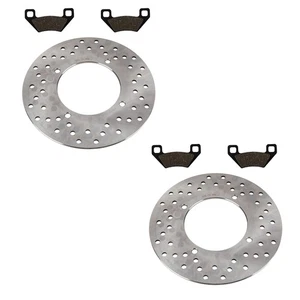 Rotores y pastillas de freno delanteros para Arctic Cat 500 4x4 TBX TRV automático 2005 2006 - Imagen 1 de 1