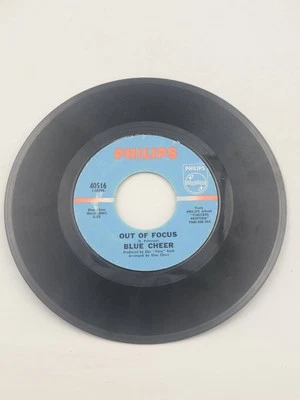 Vintage Blue Cheer 45 RPM Vinyl Summertime Blues Out Of Focus Philips 1968 Rock - Image 1 of 2