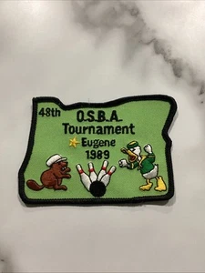 Parche De Colección 48º Torneo de la Asociación Estatal de Bolos de Oregón 1989 Eugene - Imagen 1 de 2