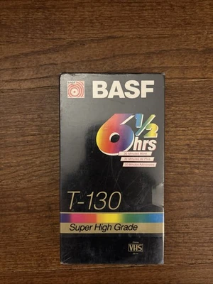 BASF T-130 VHS Super High Grade Blank Cassette Video Tape NEW SEALED - Image 1 of 3