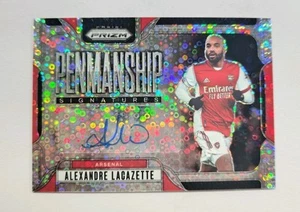 2024-25 Prizm Premier League Alexandre Lacazette Penmanship Breakaway Disco AUTO - Picture 1 of 2