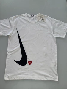 T-shirt Nike X Comme Des Garçons(CDG) white Men’s L - Imagen 1 de 7