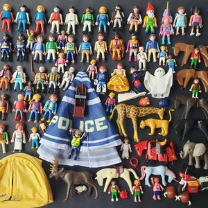 Großes Playmobil Konvolut 55 Figuren Kinder Kids Babys & 10 Tiere mit Zubehör  - Bild 1 von 12