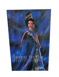 Barbie Bob Mackie Sapphire Splendor 1996 #15523 Jewel Essence TOTALMENTE NUEVA - Imagen 1 de 8