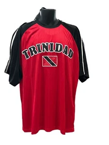 Mens Trinidad Baggy t shirt, football style t shirt urban retro - Picture 1 of 5