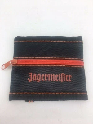 Jägermeister Armband / Portemonnaie mit Reißverschluss für Festival / Schwimmbad