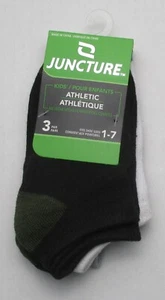 New Boys Size 1-7 Juncture 3 Pack Athletic No Show Socks - Picture 1 of 2