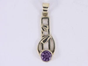 Rennie Mackintosh Amethyst Pendant Sterling Silver Ladies 925 2.3g AR76 - Picture 1 of 3