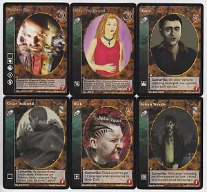 Caitiff Crypt Lot G4 6x Vampires V:TES VTES Vampire CCG - Picture 1 of 1