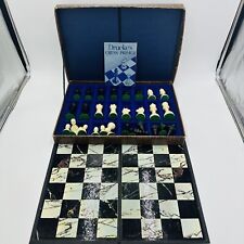 Drueke & Sons Chess Set Luxury Line Modern Complete Original Box Vintage Game