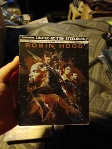 Robin Hood - (4K UHD, Blu-ray, Digital) - Steelbook - Limited Edition Brand New - Picture 1 of 2
