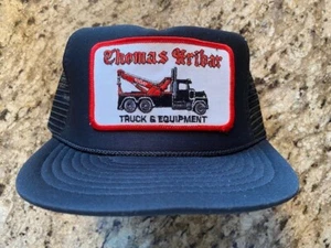 NOS Vintage Hribar Equipment Mesh Snapback Trucker Large Patch Hat Cap Racine WI - Picture 1 of 1