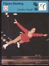 1977 Sportscaster Card Figure Skating - Dorothy Hamill 04-23
