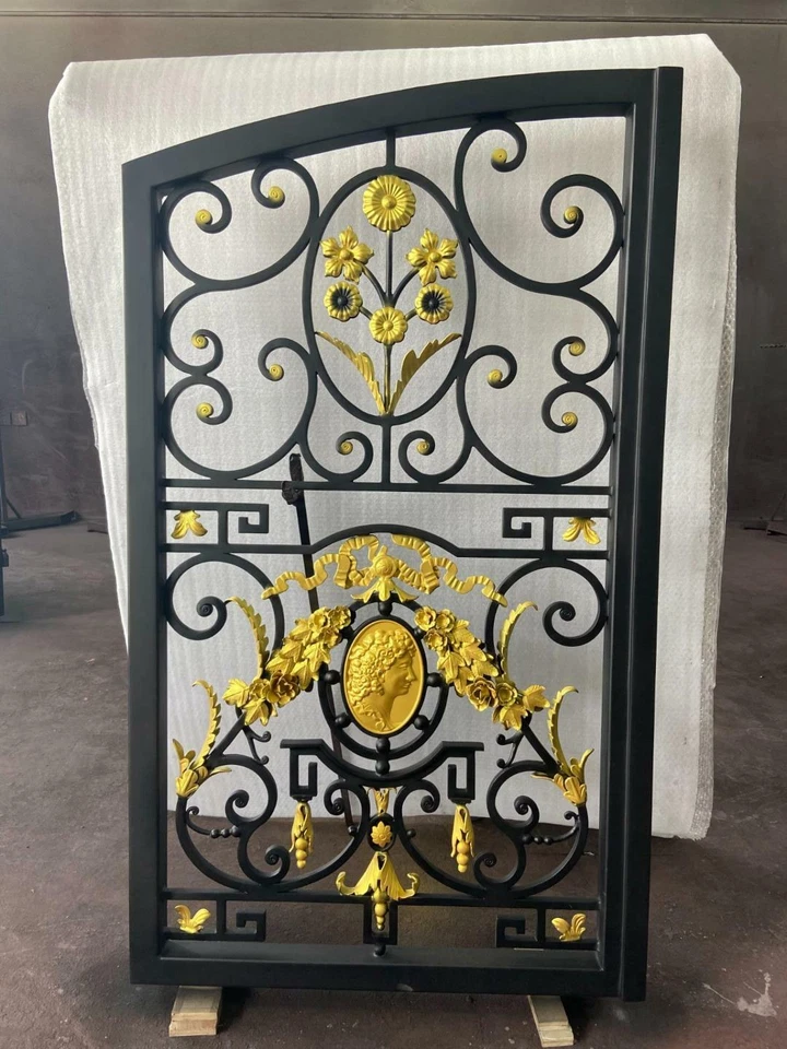 HERMOSA PUERTA DE ENTRADA ESTILO VICTORIANO DE HIERRO FORJADO #95 Foto 1 de 1