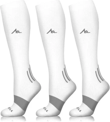 3-PAIR NEWZILL Compression Socks for Women & Men (20-30mmHg) Circulation Recover Foto 1 de 3