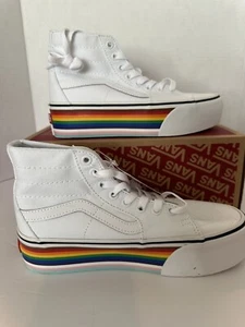 Vans Sk-8 Hi Tapered Rainbow Pride M6/ W 7.5 - Picture 1 of 5