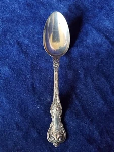 FEDERAL COTILLION 5 7/8" TEASPOON(S) monogram front Oneida Sterling -  estate - Picture 1 of 4