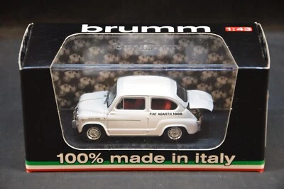 BRUMM 1/43 FIAT ABARTH 1000 BERLINA RADIATORE MONTECARLO 1963 R 378 - Immagine 1 di 3