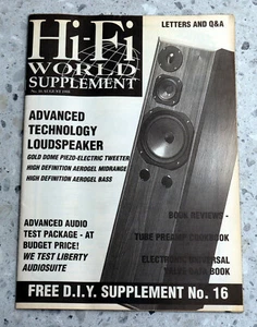 Hi-Fi WORLD Hi-Fi Supplement vintage Audio Hi-Fi magazine NO 16 AUGUST 1995 - Imagen 1 de 3