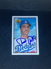 Bill Bene 1989 Bowman #340 Los Angeles Dodgers MLB Signed Auto Autographed Card