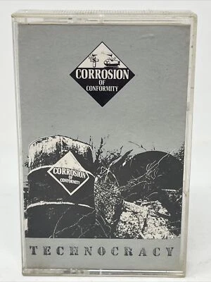 Corrosion of Conformity - Technocracy Cassette 1987 Thrash Metal COC Punk Tape - Image 1 of 4